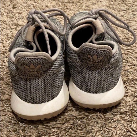 Adidas women’s tubular grey tennis shoes 6.5 - Picture 3 of 4
